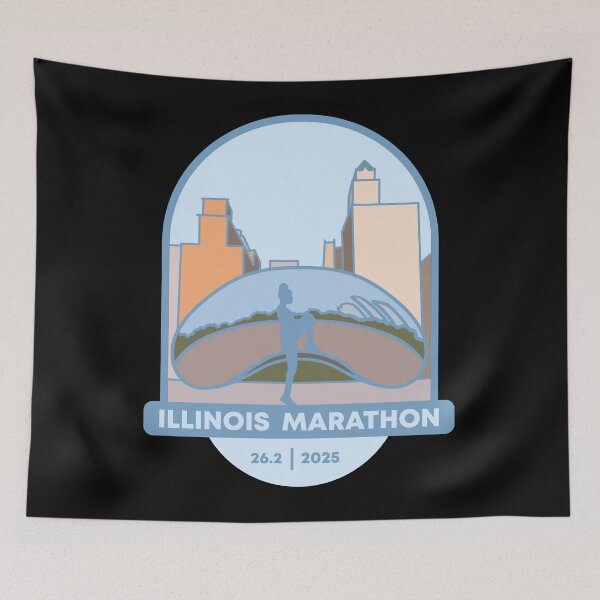 Item preview, Illinois Marathon – 26.2 – 2025 designed and sold by Moritz Schwäble.