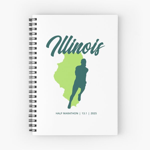 Item preview, Illinois Half Marathon – 13.1 – 2025 designed and sold by Moritz Schwäble.