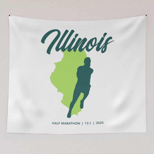 Item preview, Illinois Half Marathon – 13.1 – 2025 designed and sold by Moritz Schwäble.