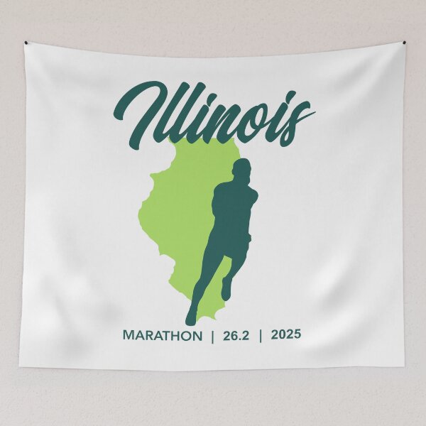 Item preview, Illinois Marathon – 26.2 – 2025 designed and sold by Moritz Schwäble.