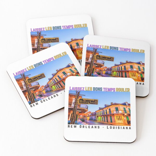 Item preview, Bourbon Street Mardi Gras: Iconic New Orleans Celebration Art | Let The Good Times Roll Tshirt  designed and sold by MerchMaid1981.