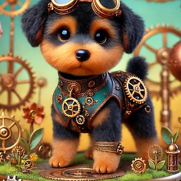 Artwork thumbnail, Steampunk Rottle by Sillytoe
