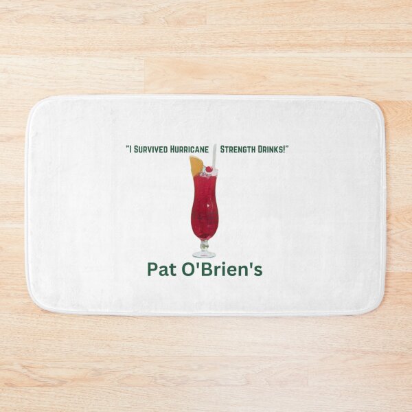 Item preview, Pat O'Brien's Hurricane Cocktail: Iconic New Orleans Bar Art | Mardi Gras Tshirt designed and sold by MerchMaid1981.