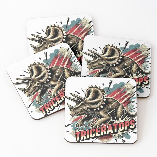 Item preview, Triceratops Powerful and Brave abstract designed and sold by JonelleTshirts.