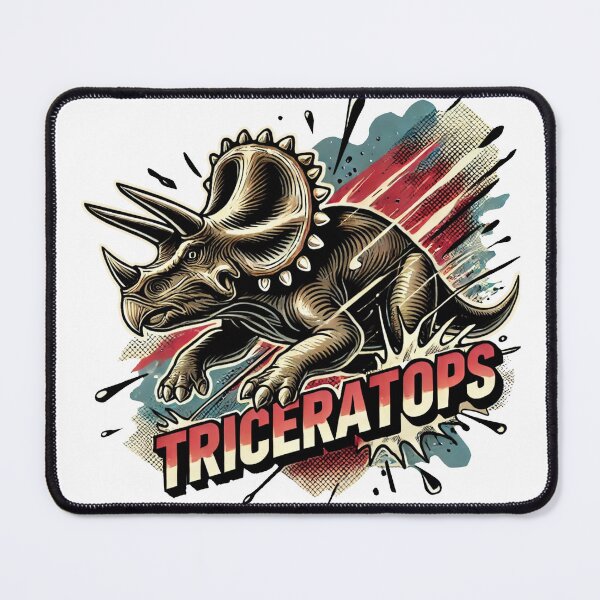 Item preview, Triceratops Powerful and Brave abstract designed and sold by JonelleTshirts.