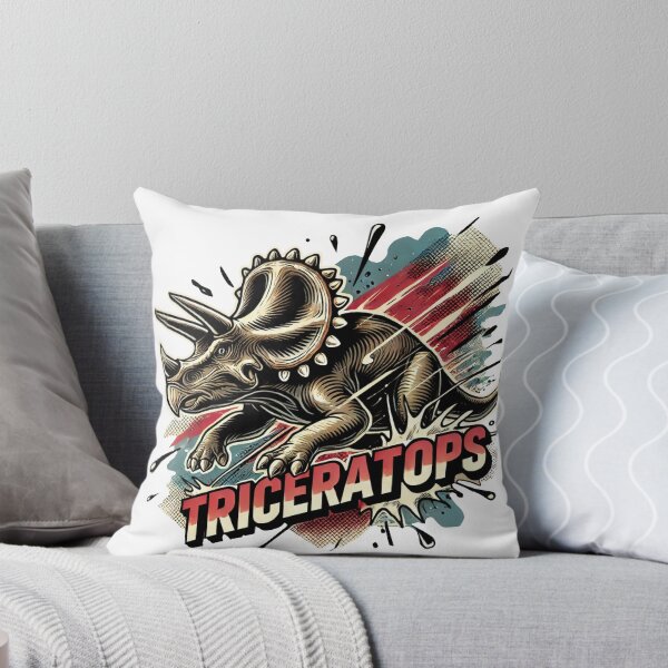 Item preview, Triceratops Powerful and Brave abstract designed and sold by JonelleTshirts.