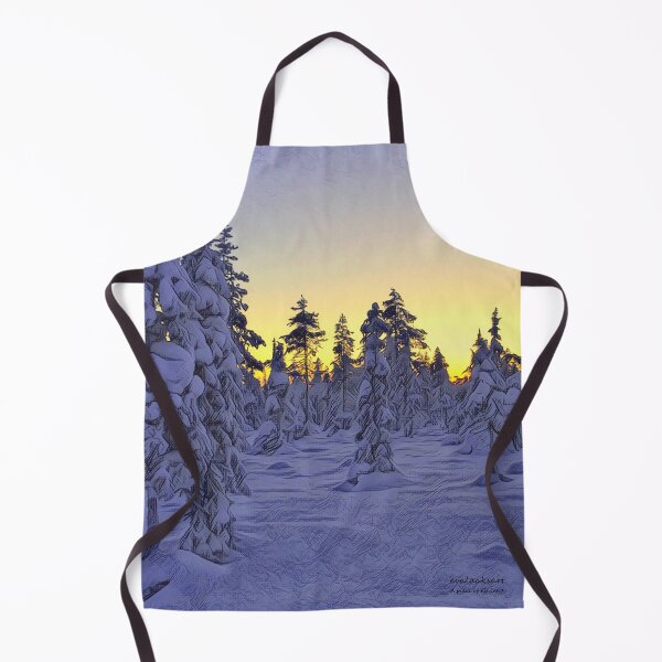 Item preview, Sunrise in Arctic Wilderness - evalaaksart - A piece of Finland designed and sold by evalaaksart.