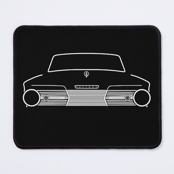 Item preview, Valiant AP6 1960s classic car white outline designed and sold by soitwouldseem.
