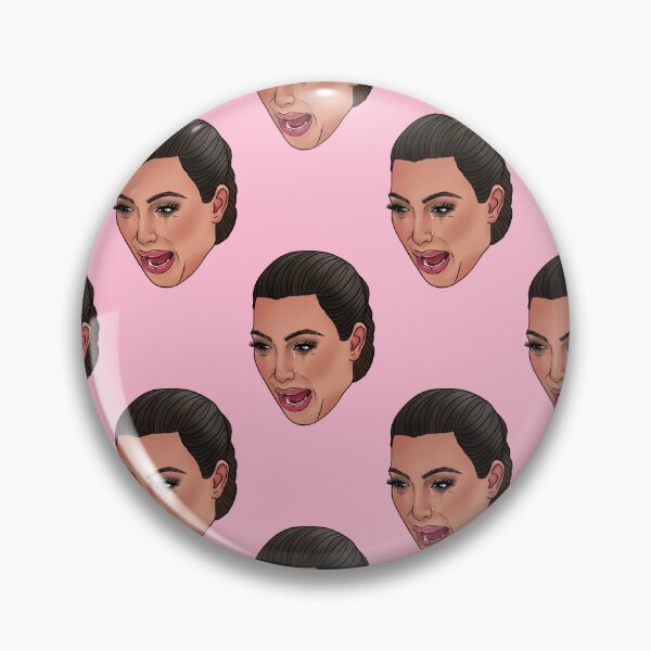 Item preview, Kim crying meme pattern. designed and sold by Splendid Scibbles.