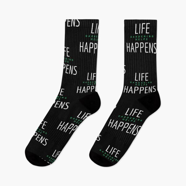 Item preview, Life happens, garden helps designed and sold by GartenIdeen.