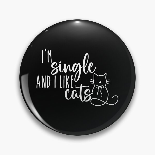 Item preview, SINGLE CAT LOVER designed and sold by HonestGangster.