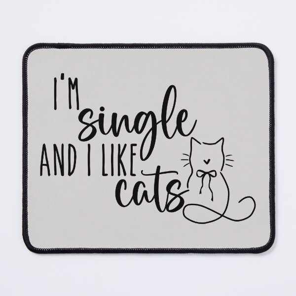 Item preview, SINGLE CAT LOVER designed and sold by HonestGangster.
