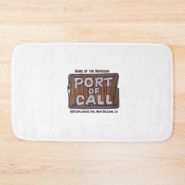 Item preview, Port of Call New Orleans: Iconic Restaurant and Home of the Monsoon Art | Mardi Gras Tshirt designed and sold by MerchMaid1981.
