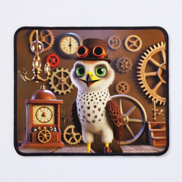Item preview, Steampunk Rough-Legged Hawk designed and sold by Sillytoe.