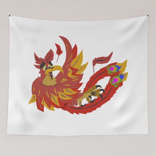 Item preview, Goofy Phoenix designed and sold by KlakkDrawsStuff.