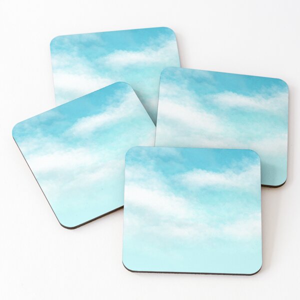 Item preview, Teal Blue Skies Clouds designed and sold by Glimmersmith.