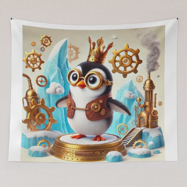 Item preview, Steampunk Royal Penguin designed and sold by Sillytoe.