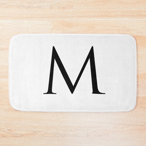 Item preview, Capital Letter M - Stylish Serif Font (Black) designed and sold by STUDIO-72.