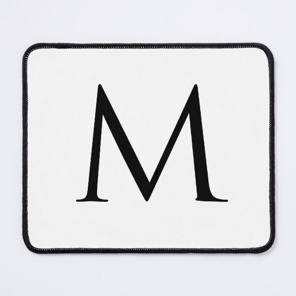 Item preview, Capital Letter M - Stylish Serif Font (Black) designed and sold by STUDIO-72.