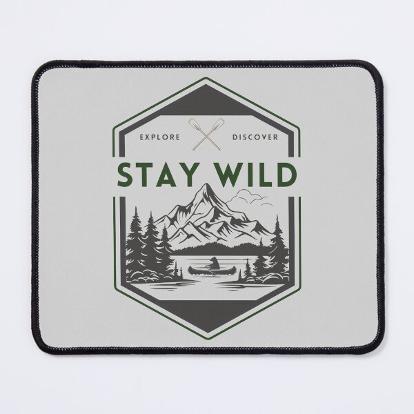 Item preview, Stay Wild: Explore, Discover designed and sold by The Wandering Bookworm.