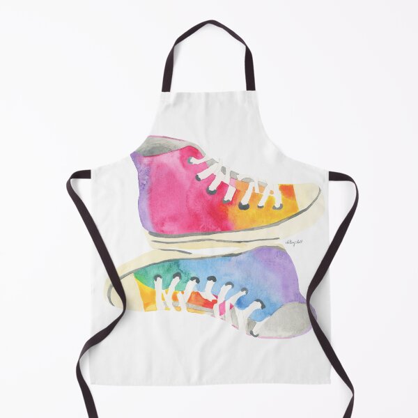 Item preview, Un par de zapatillas deportivas estilo Converse arcoiris designed and sold by Hillary Holt.