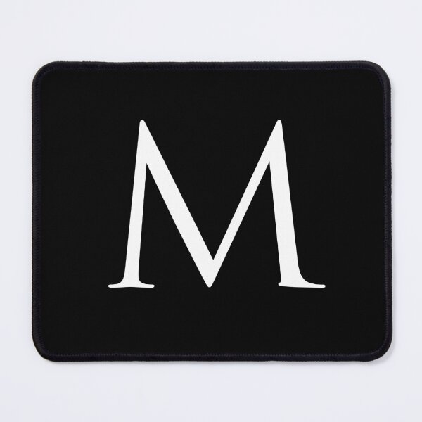 Item preview, Capital Letter M - Stylish Serif Font (White) designed and sold by STUDIO-72.