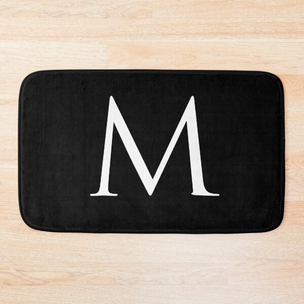 Item preview, Capital Letter M - Stylish Serif Font (White) designed and sold by STUDIO-72.