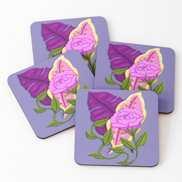 Item preview, Leaf and Rose Pattern designed and sold by LoreleiArts.