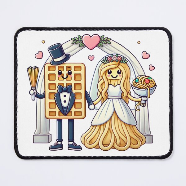 Item preview, Mr. Waffle & Mrs. Spaghetti designed and sold by Dvine Design Co..