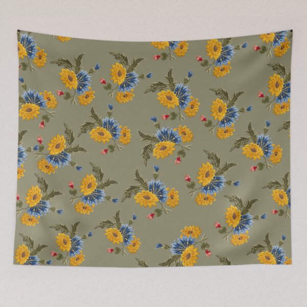 Item preview, Sunflower pattern design  designed and sold by Asmaa Abdul-Azim.