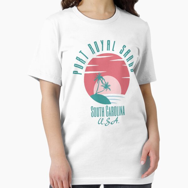Item preview, Retro Eighties Port Royal Sands South Carolina, Pastel Green Text- Vacation / Beach designed and sold by TimelessLocales.