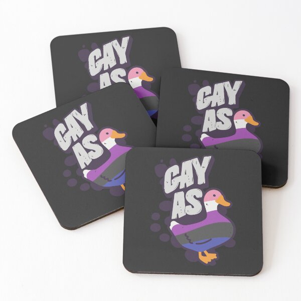Item preview, Genderfluid Gay as Duck LGBT Pride Flag designed and sold by Clara Hollins.