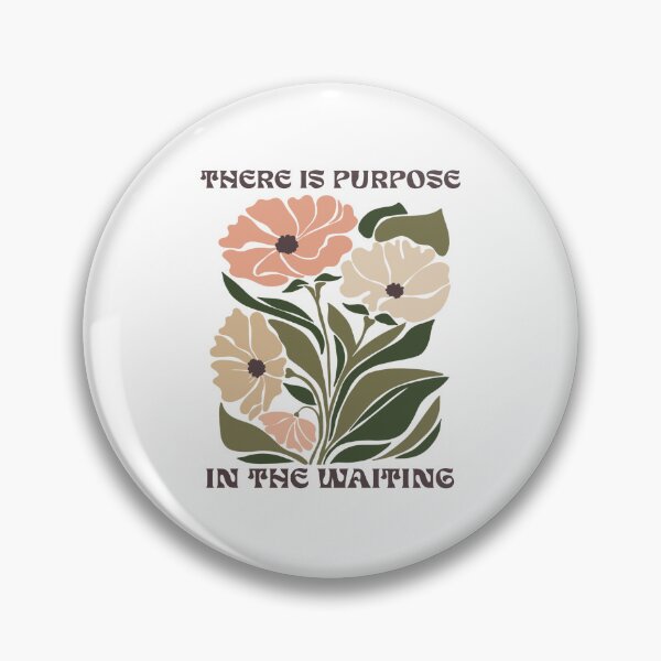Item preview, There Is Purpose In The Waiting, Bible Verse, Religious, Faith, Christian  designed and sold by mydearayam.
