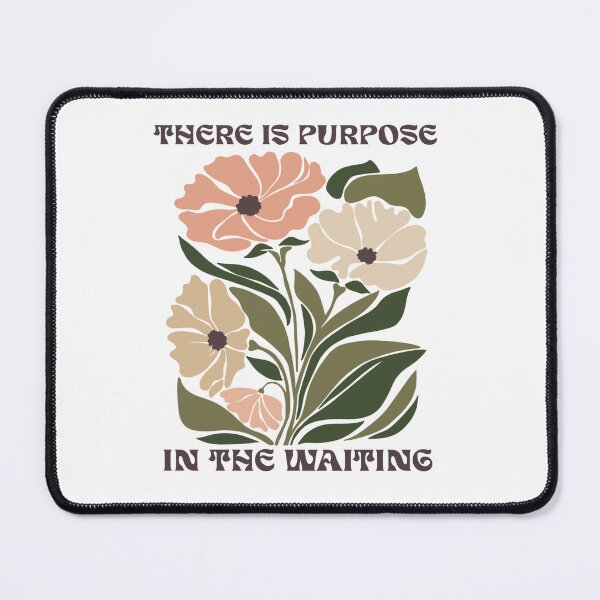 Item preview, There Is Purpose In The Waiting, Bible Verse, Religious, Faith, Christian  designed and sold by mydearayam.