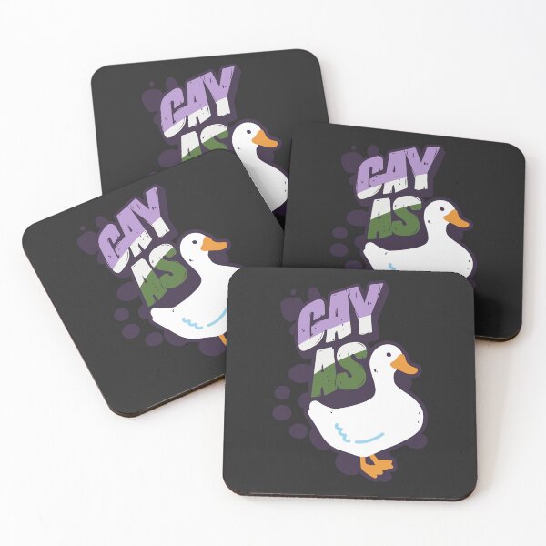Item preview, Genderqueer Gay as Duck LGBT Pride Flag designed and sold by Clara Hollins.