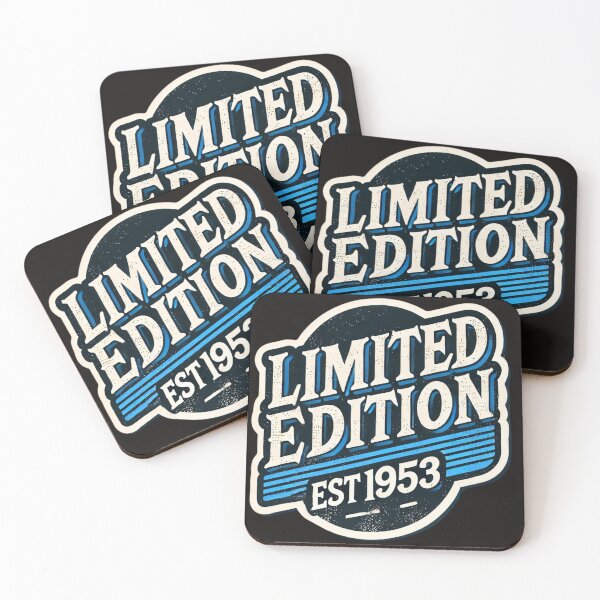 Item preview, "Limited Edition 1953 Blue & Black Sticker" designed and sold by Wiredart.