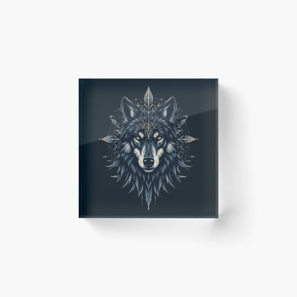 Item preview, Wolf Spirit: Guardian of the Mystical Realms designed and sold by NightshadeWolfs.