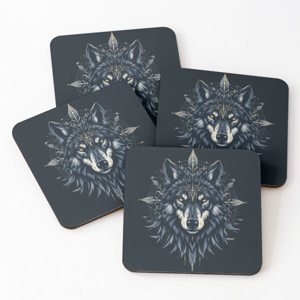 Item preview, Wolf Spirit: Guardian of the Mystical Realms designed and sold by NightshadeWolfs.