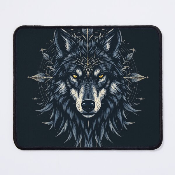 Item preview, Wolf Spirit: Guardian of the Mystical Realms designed and sold by NightshadeWolfs.