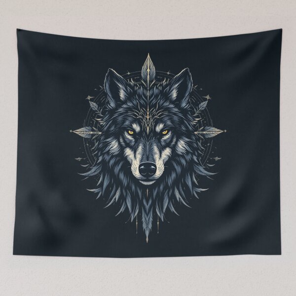 Item preview, Wolf Spirit: Guardian of the Mystical Realms designed and sold by NightshadeWolfs.