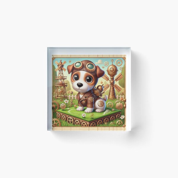 Item preview, Steampunk Russell Terrier designed and sold by Sillytoe.