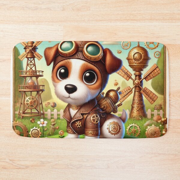 Item preview, Steampunk Russell Terrier designed and sold by Sillytoe.