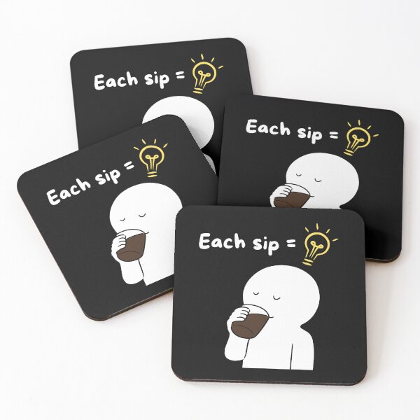 Item preview, Each sip equals a new idea designed and sold by Sticker-Crafts.