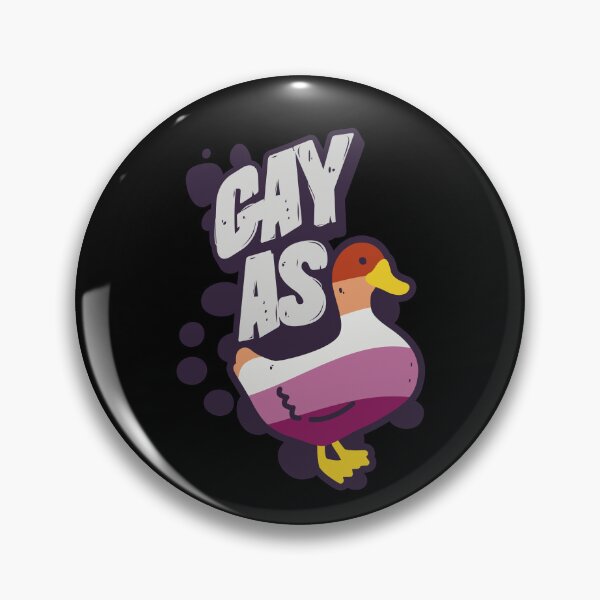 Item preview, Lesbian Gay as Duck LGBT Gay Pride Flag designed and sold by Clara Hollins.