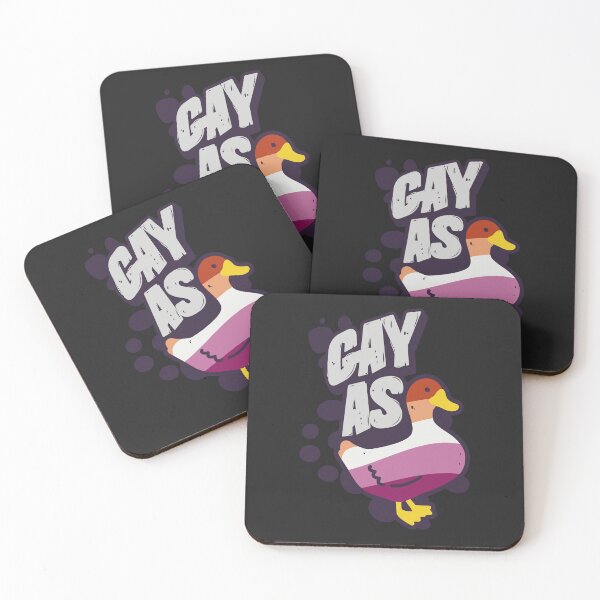 Item preview, Lesbian Gay as Duck LGBT Gay Pride Flag designed and sold by Clara Hollins.