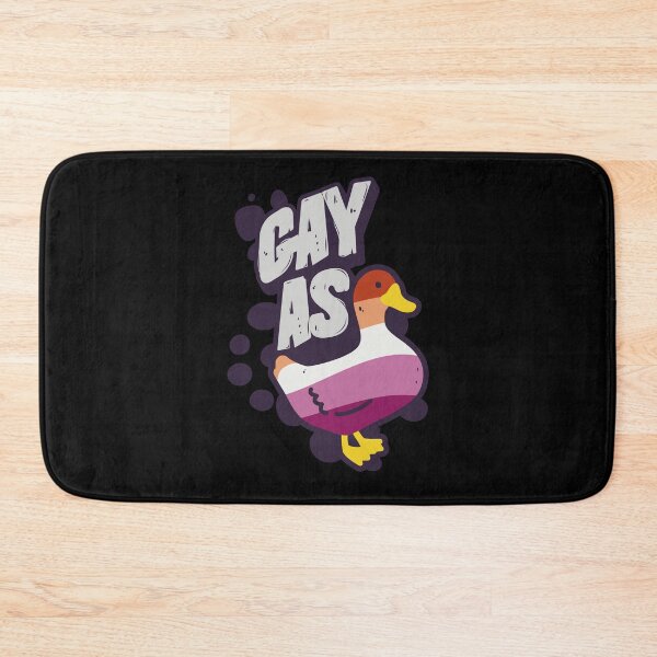 Item preview, Lesbian Gay as Duck LGBT Gay Pride Flag designed and sold by Clara Hollins.