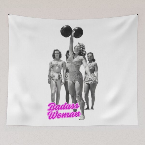 Item preview, Retro Strong Woman  designed and sold by TeeKid.