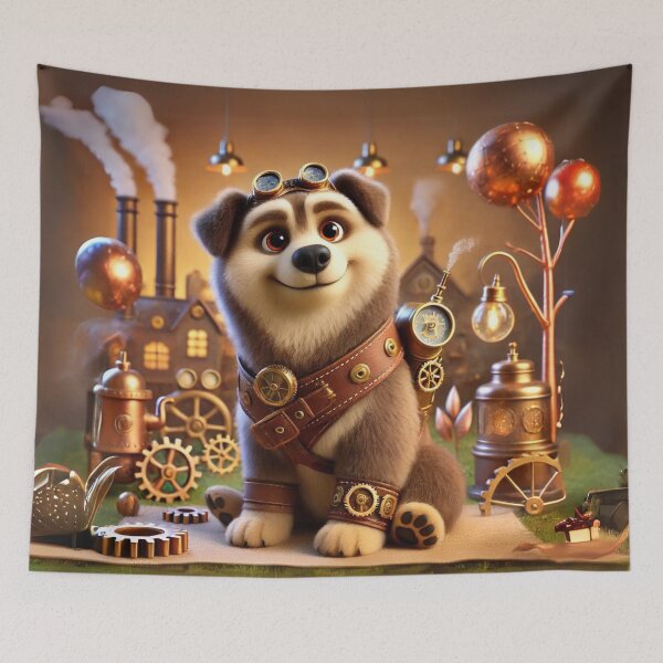 Item preview, Steampunk Russian Bear Dog designed and sold by Sillytoe.