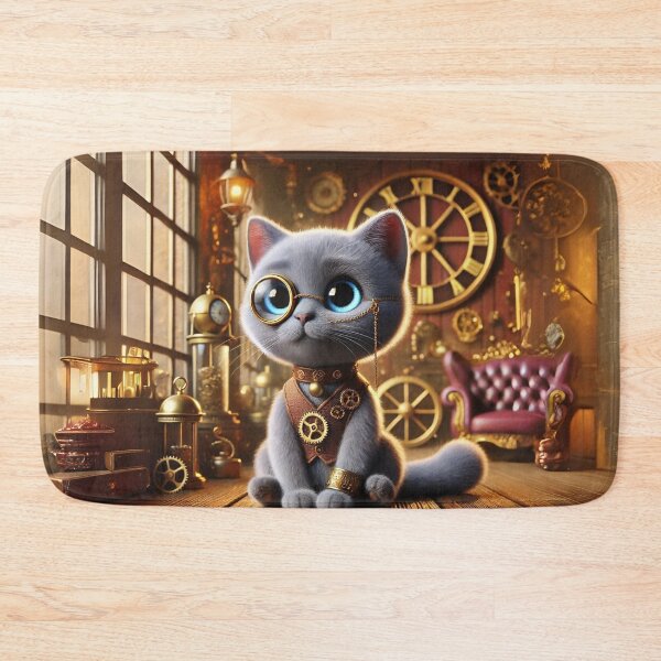 Item preview, Steampunk Russian Blue designed and sold by Sillytoe.