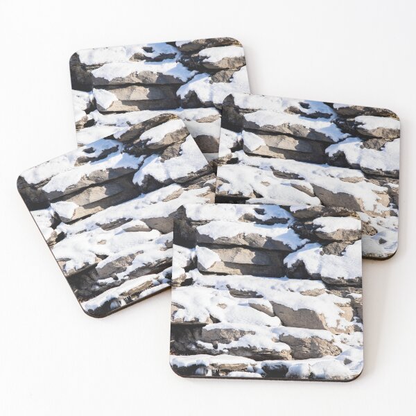 Item preview, Snowy landscape of rocks designed and sold by KRFNatureGifts.